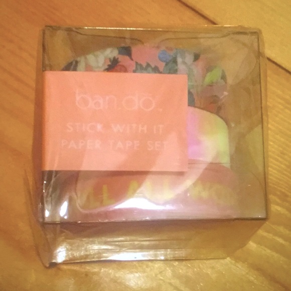 NWT 2PC Ban.do Write On Mechanical Pencil & Stick With It Paper Tape - Picture 4 of 6